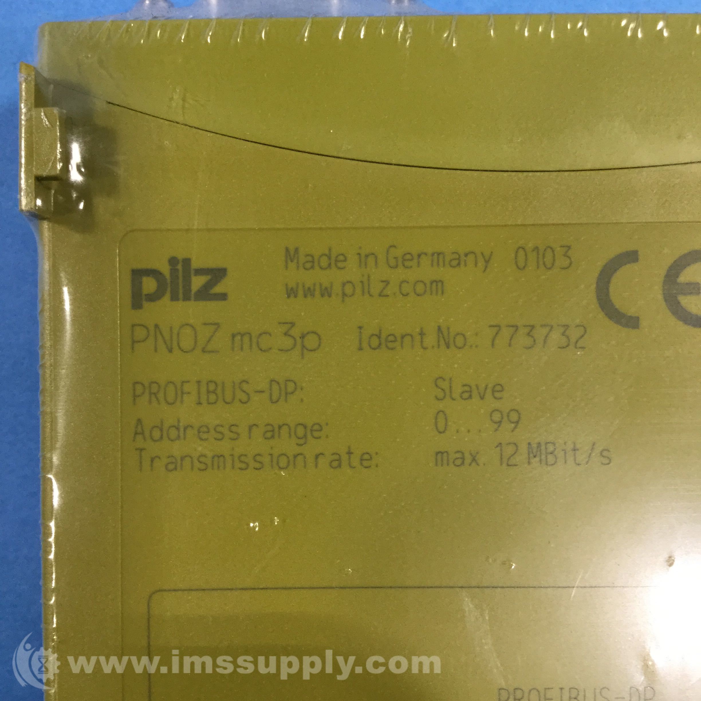 Pilz 773721 Safety Relay, Fieldbus Module, PNOZ MC3P - IMS Supply