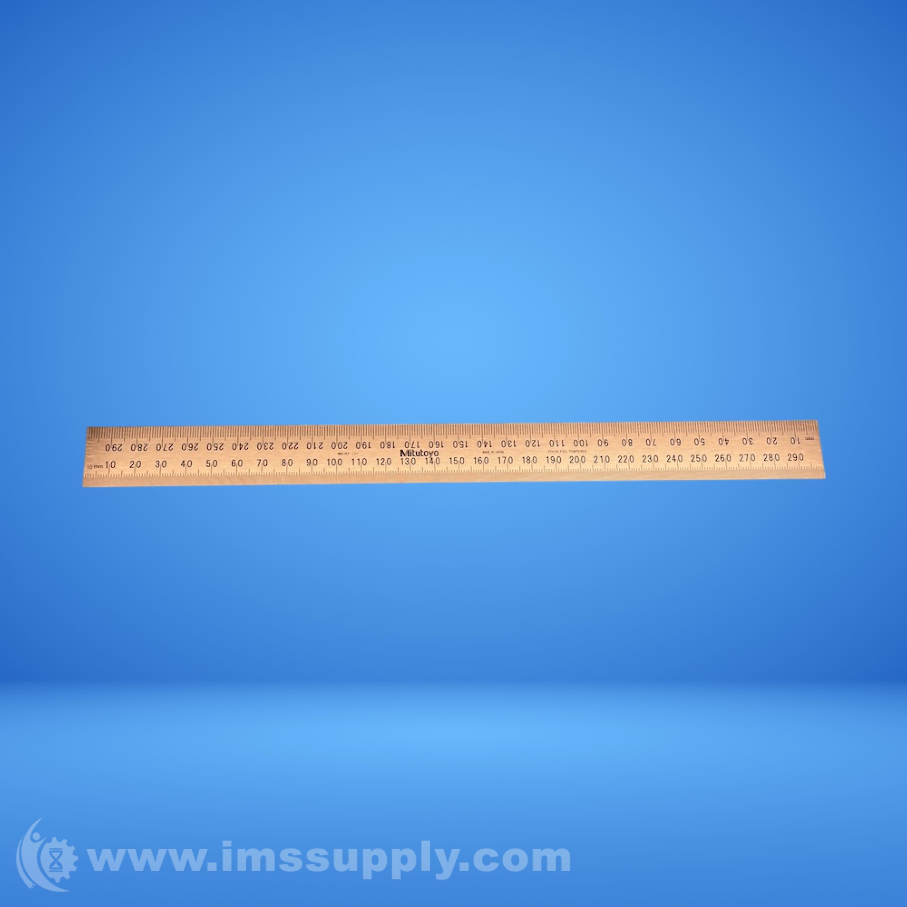 Mitutoyo 182-131 Steel Ruler - IMS Supply