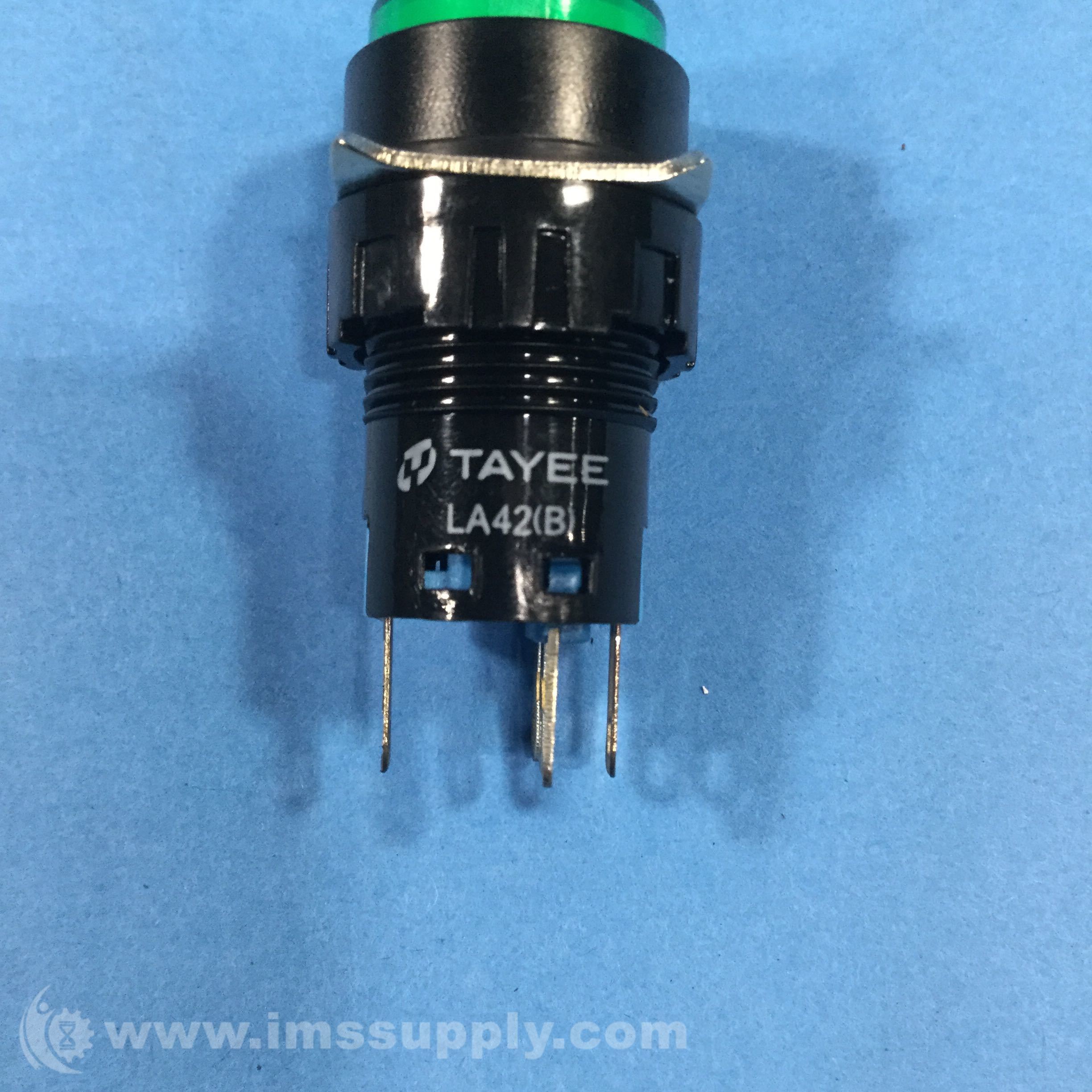 Shanghai Tayee Electric LA42(B) Push Button Head, Color Green - IMS Supply