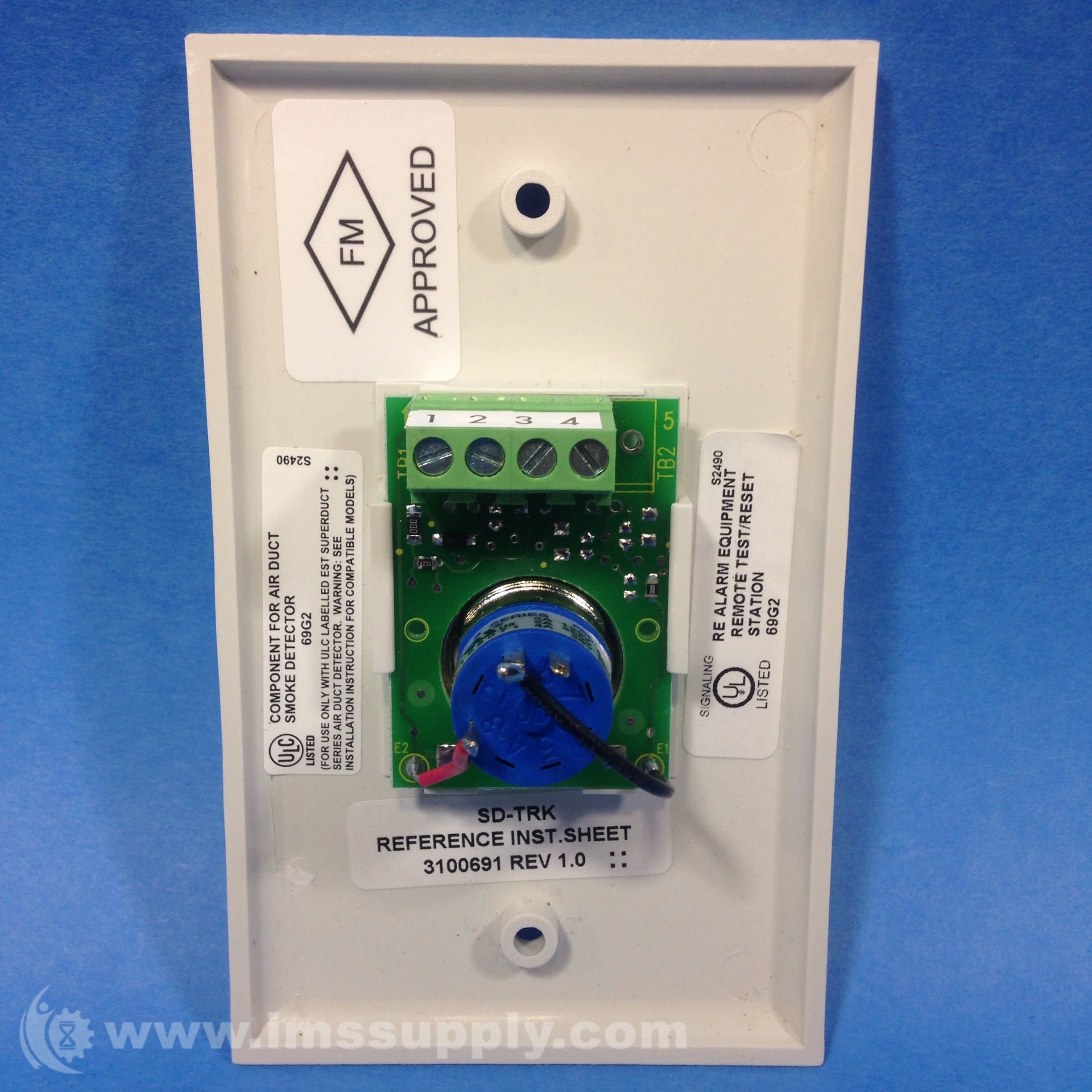 Edwards Signaling SDTRK Remote Reset/Test 2W CAT45 IMS Supply