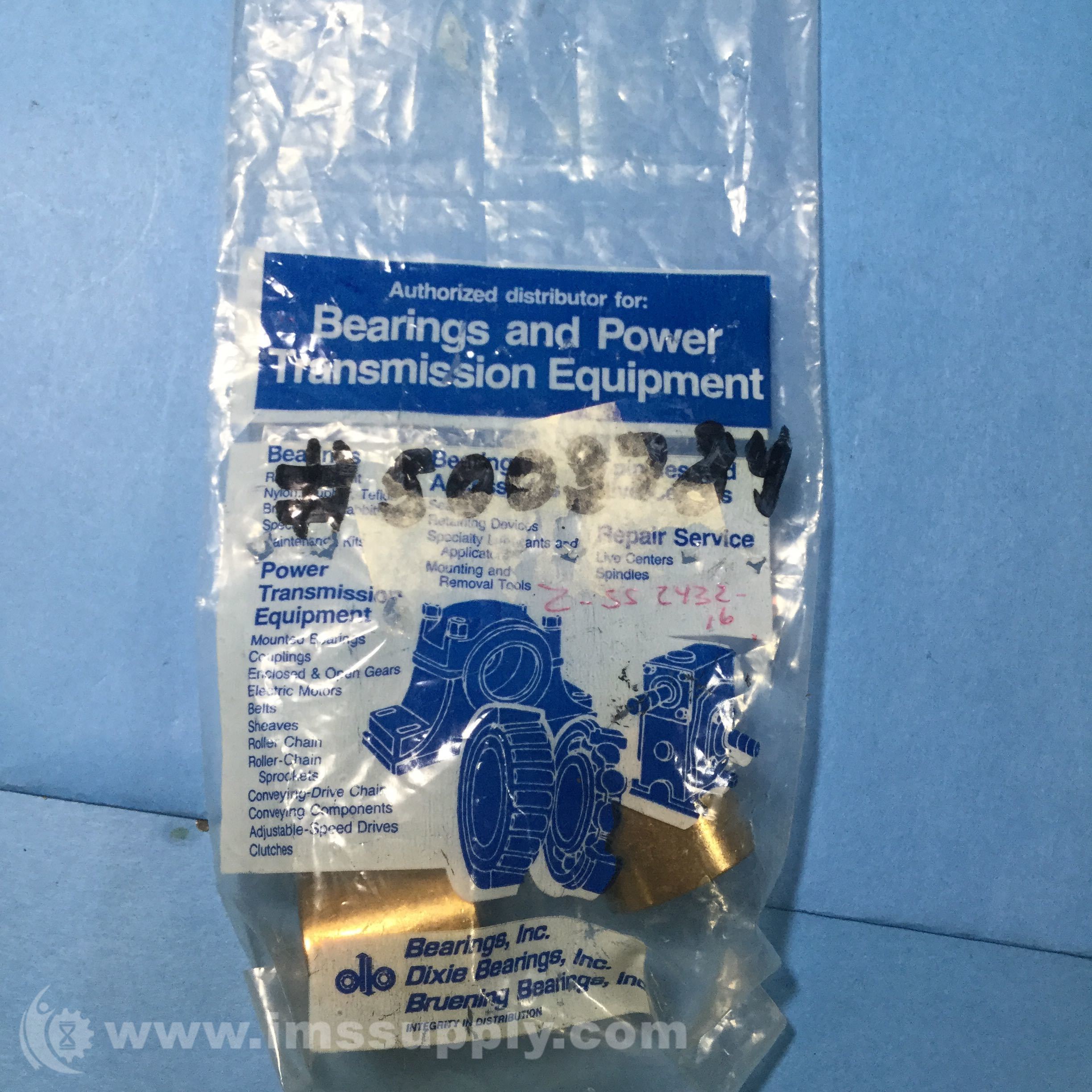 Symmco SS243216 Bag of 2 Plain Sleeve Bearings IMS Supply