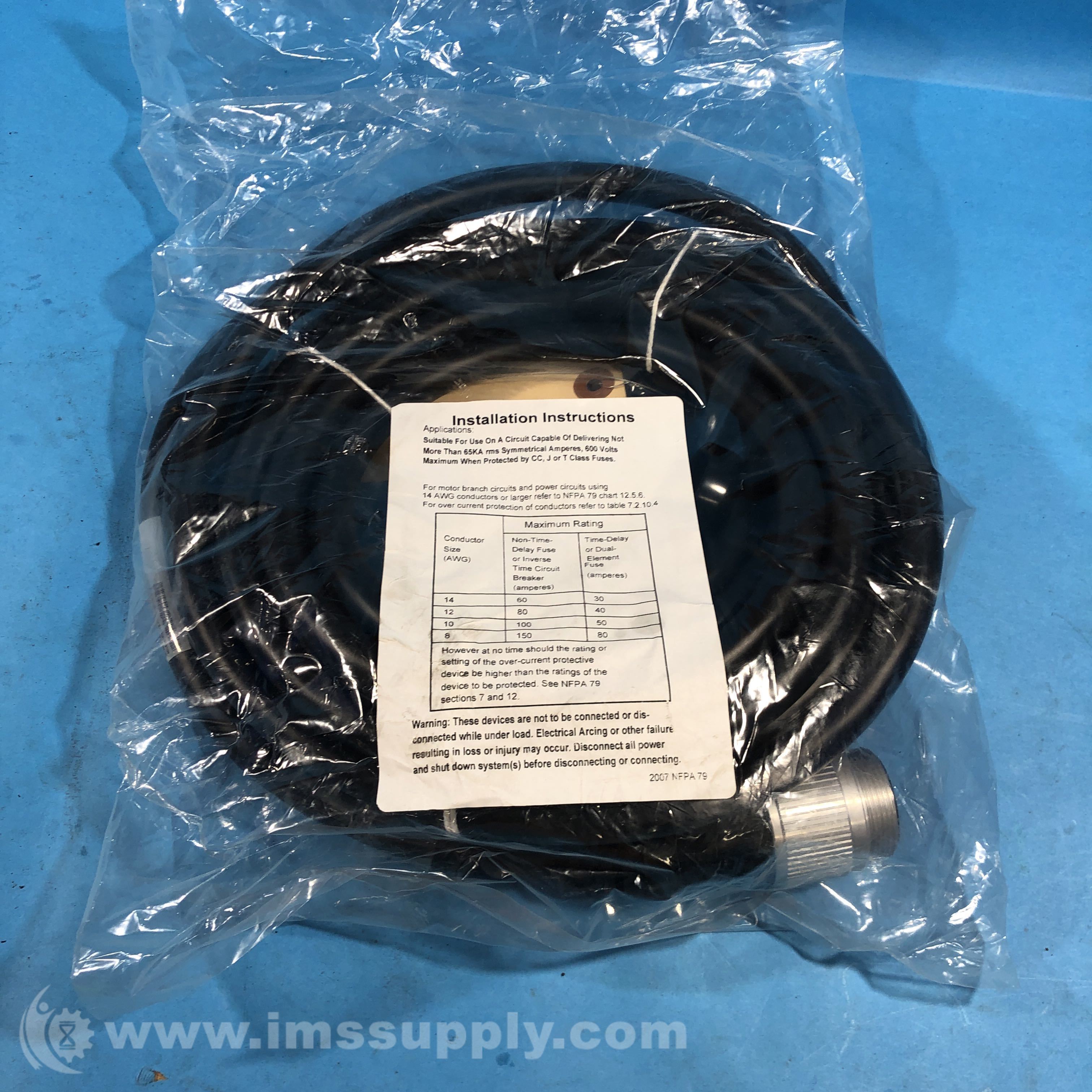 Turck GSDA GKDA 40-5M/S3276/S4000 Powerfast Double-end Cordset - IMS Supply